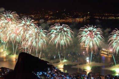 tirer un feu d'artifice pour le 14 juillet